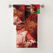 アフリカパーソナライズされた系アメリカ人家族，黒人史 バスタオルセット (インサイチュ)