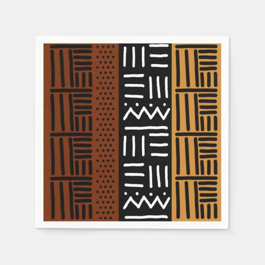 アフリカパーティー結婚ズ・ナプキン スタンダードカクテルナプキン (正面)
