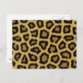 アフリカヒョウ斑点 ポストカード (正面/裏面)