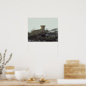 アフリカヒョウ ポスター (キッチン)