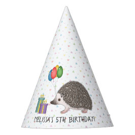 アフリカピグミーハリネズミ かわいい動物 - 誕生日 パーティーハット