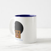 アフリカフィリピン人アメリカのプライド ツートーンマグカップ (正面左)