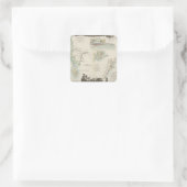 アフリカフランスの植民地 スクエアシール (バッグ)