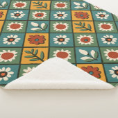 アフリカフローラタイル芸術 シェルパブランケット (3/4)