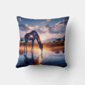 アフリカブルゾウ枕 クッション (裏面)