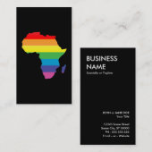 アフリカプライド。 名刺 (正面/裏面)