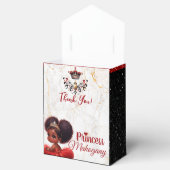 アフリカプリンセス王室のシャワーグリッター赤/黒 フェイバーボックス (オープン)