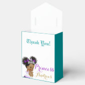 アフリカプリンセス王室のティール（緑がかった色）パープル&金ゴールドエレガント フェイバーボックス (オープン)