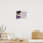 アフリカプリンセス紫 |スイーツ王室のイベント ポスター (キッチン)