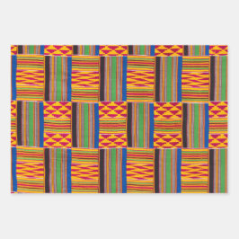 アフリカプリントギフトラッピング紙 ラッピングペーパーシート