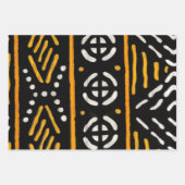 アフリカプリントギフトラッピング紙 ラッピングペーパーシート (正面3)