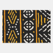 アフリカプリントギフトラッピング紙 ラッピングペーパーシート (正面2)