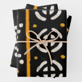 アフリカプリントギフトラッピング紙 ラッピングペーパーシート (インサイチュ)