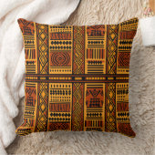 アフリカプリントスタイル装飾用クッション クッション (ブランケット)