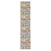 アフリカプリントデザインショートテーブルランナー ショートテーブルランナー (正面)