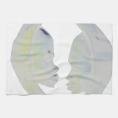 アフリカプリントハクナマタタデザイン キッチンタオル (横)