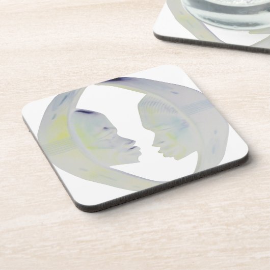 アフリカプリントハクナマタタデザイン コースター (左側)