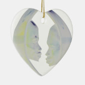 アフリカプリントハクナマタタデザイン セラミックオーナメント (右)