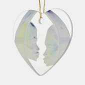 アフリカプリントハクナマタタデザイン セラミックオーナメント (左)