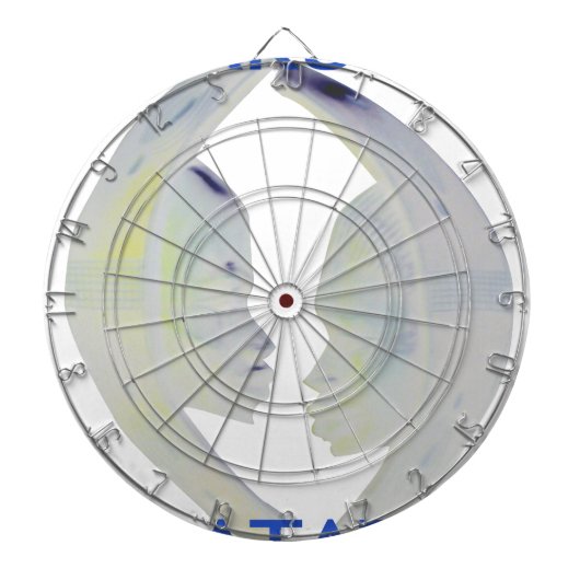 アフリカプリントハクナマタタデザイン ダーツボード (正面)