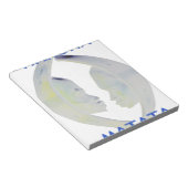 アフリカプリントハクナマタタデザイン ノートパッド (アングル)