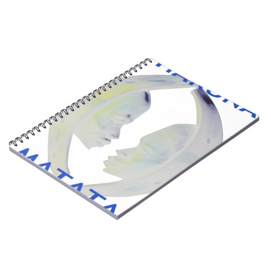 アフリカプリントハクナマタタデザイン ノートブック (左側)