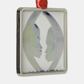 アフリカプリントハクナマタタデザイン メタルオーナメント (右)