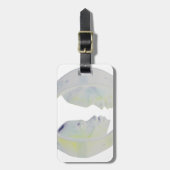 アフリカプリントハクナマタタデザイン ラゲッジタグ (正面縦)