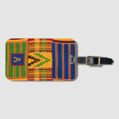 アフリカプリントモノグラム ラゲッジタグ (正面横)