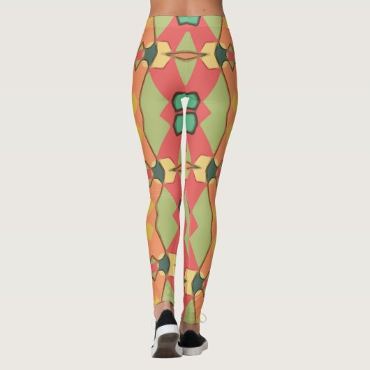 アフリカプリントレギンス レギンス (裏面)