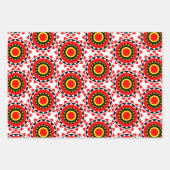 アフリカプリント包装紙 ラッピングペーパーシート (正面3)