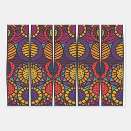 アフリカプリント包装紙 ラッピングペーパーシート