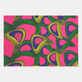 アフリカプリント包装紙 ラッピングペーパーシート (正面3)