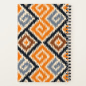 アフリカプリント手帳 ノートブック (裏面)