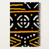 アフリカプリント手帳 ノートブック (裏面)