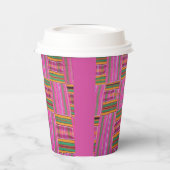 アフリカプリント紙カップ 紙コップ (左)