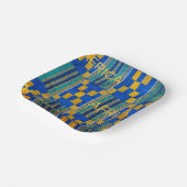 アフリカプリント結婚紙プレート ペーパープレート (傾斜あり)