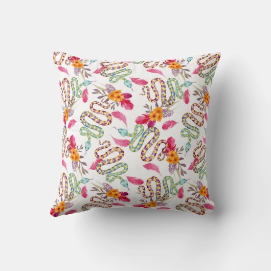 アフリカプリント装飾用クッション クッション (裏面)