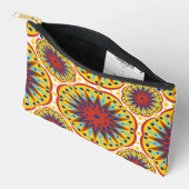 アフリカプリント アクセサリーポーチ (見開き)