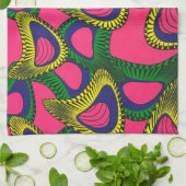 アフリカプリント キッチンタオル (折り畳み)