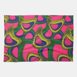 アフリカプリント キッチンタオル