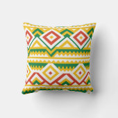 アフリカプリント クッション (裏面)