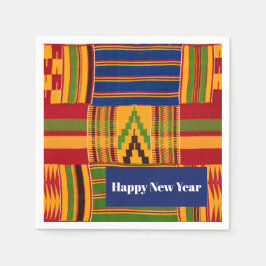 アフリカプリント スタンダードカクテルナプキン