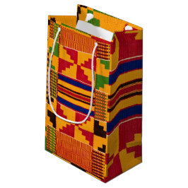 アフリカプリント スモールペーパーバッグ