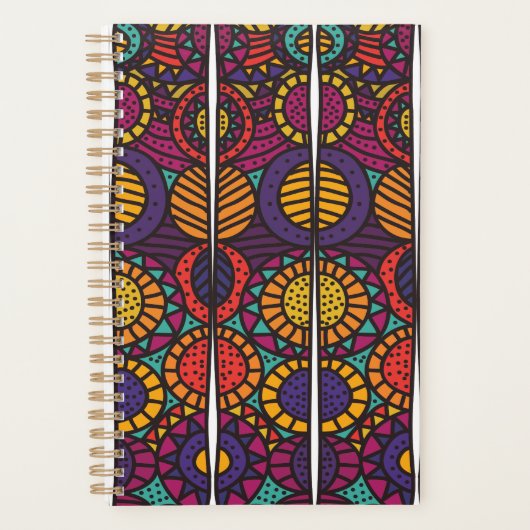 アフリカプリント プランナー手帳 (正面)