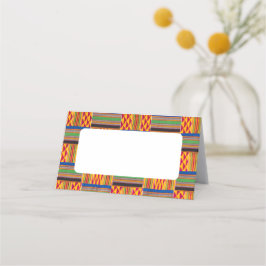 アフリカプリント プレイスカード