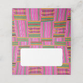 アフリカプリント プレイスカード (外部開封)