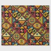 アフリカプリント ラッピングペーパー (フラット)