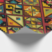 アフリカプリント ラッピングペーパー (角)