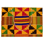 アフリカプリント ラージペーパーバッグ (裏面)